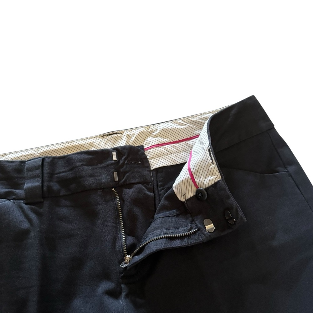 Gap Black Cotton Bootcut Stretch Flare Curvy Trouser Career Office Pants 12 - Picture 2 of 4